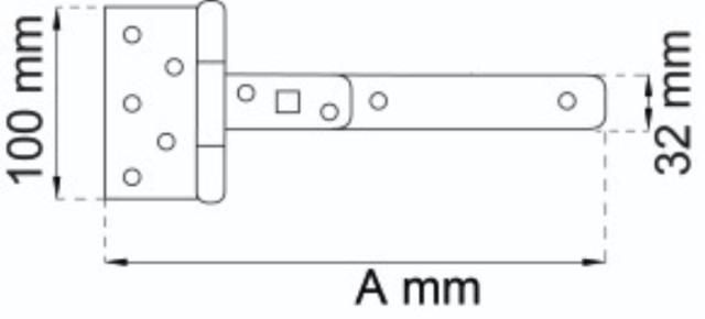 T-HENGSEL 470MM GULVVARME