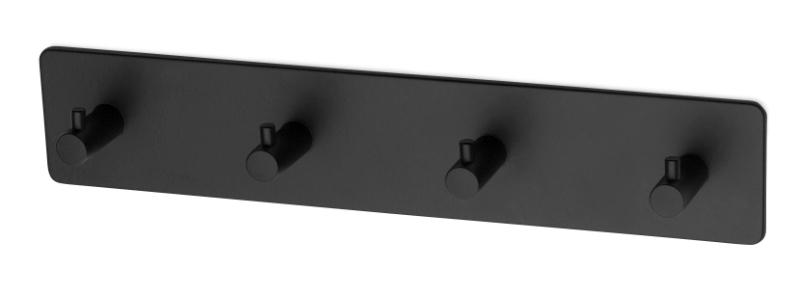 HOOK MOLDING 4 FLAIR BLACK 