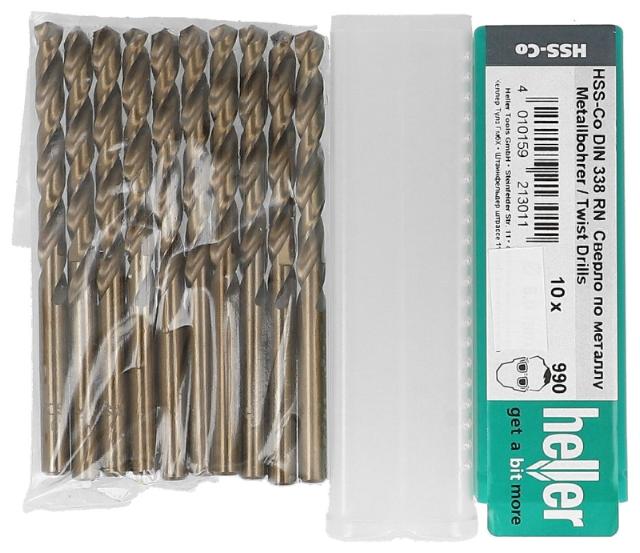 Heller metallbor kobolt hss 8,30 mm pk. a 10 stk