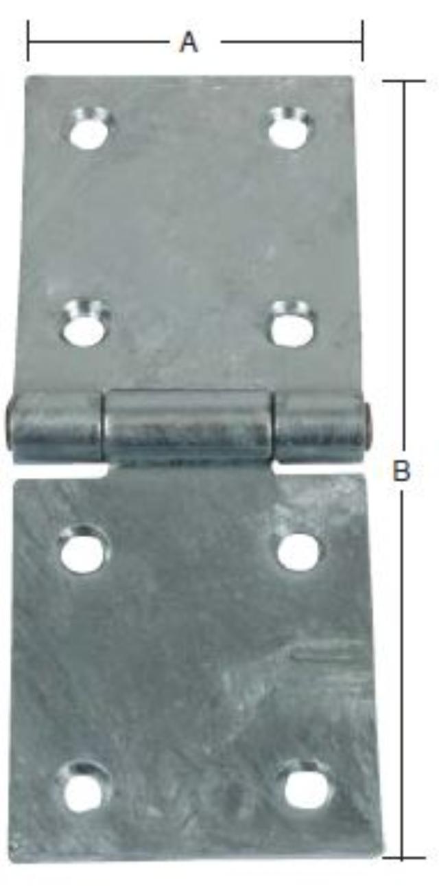 BLAD HENGSEL 65X168 MM