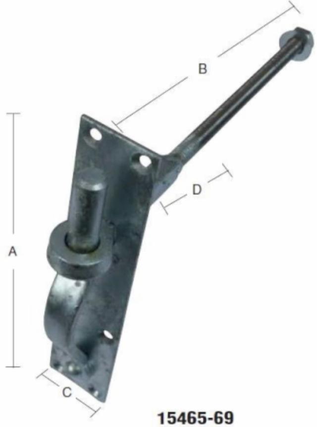 PLATE SKRUESTAKK 13 MM Varmgalvanisert -