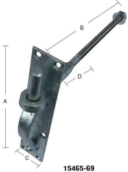 PLATE SKRUESTAKK 16 MM Varmgalvanisert -