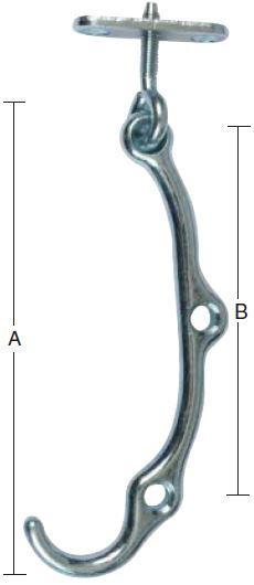 STORMHOOK M.GEV.PLATE 2 HUL - Hvit