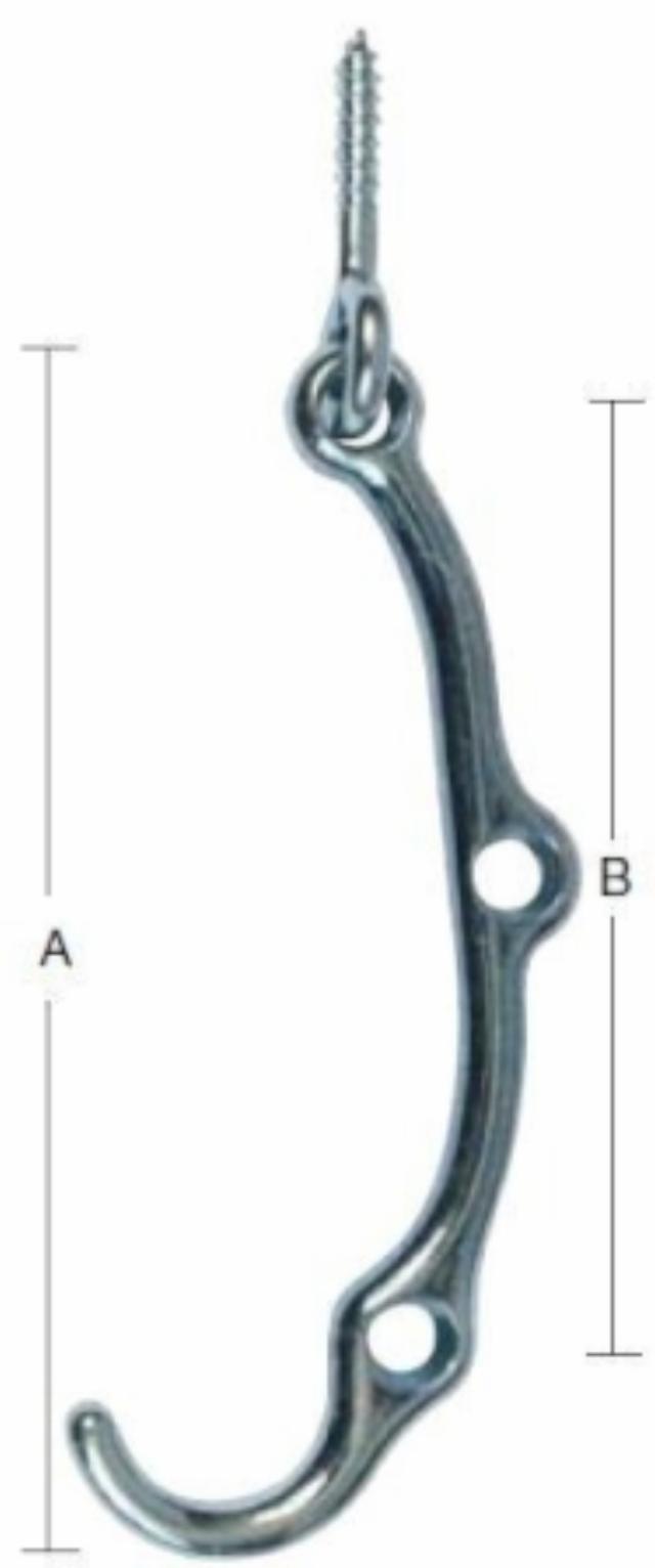 STORMHOOK W. ØSKEN - 2 HUL - Hvit -