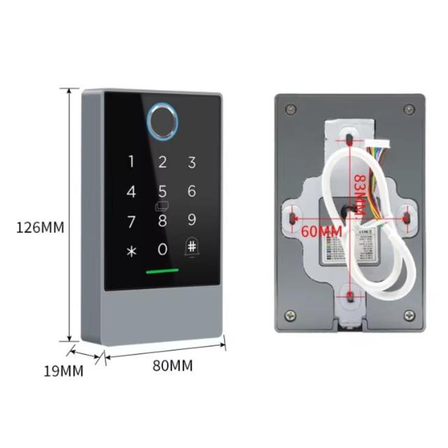 Smart Lock kodetastatur DZ 1501, sort
