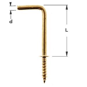 Vinkelkrok K2139 M/Bryst M 2,70x19 mm