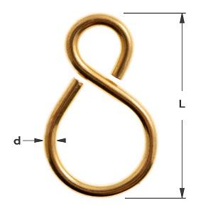 S-krok 1003 A-symmetrisk lukket M 18x1,7mm