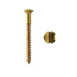 Messingskrue DIN 95 Linsehode Rett M 1,6 x 8mm