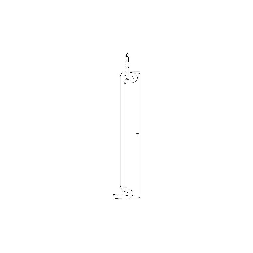 PN STORMKROK 312MM FIN STRUKTUR SORT