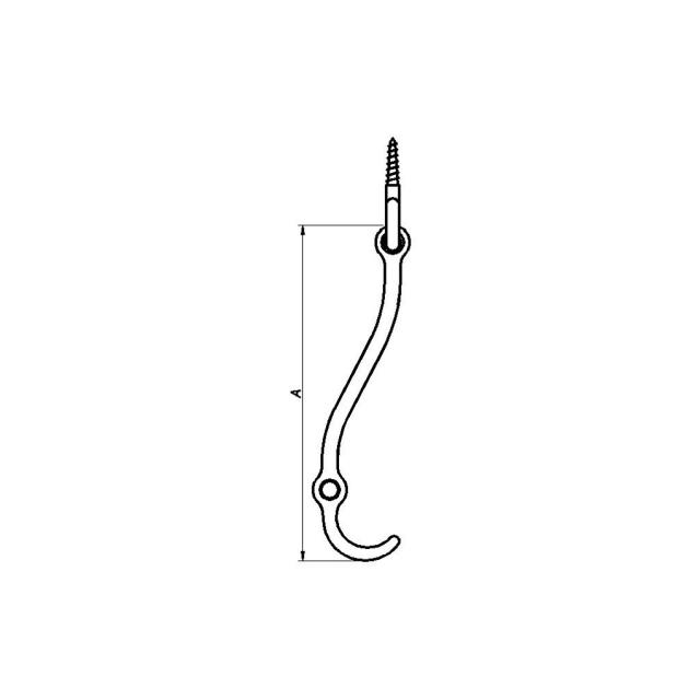 PN STORMKROK 128MM FIN STRUKTUR SORT