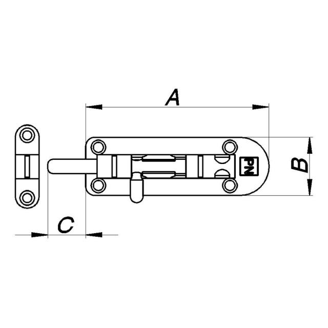 PN DESIGN SHOT TØNNE 105MM FIN STRUKTUR SORT