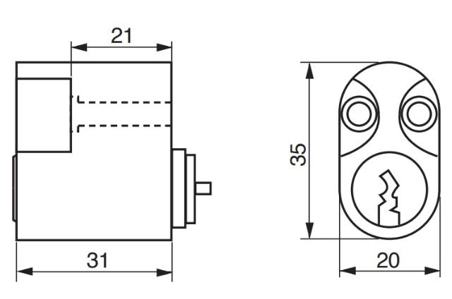 Ruko sylinder RD2603 Rfl D1200