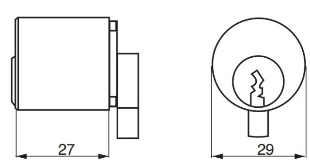 Ruko sylinder 2608 f sett a2