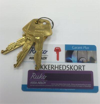 Ruko Sylinder, RG1660 Garanti+ P. Krom