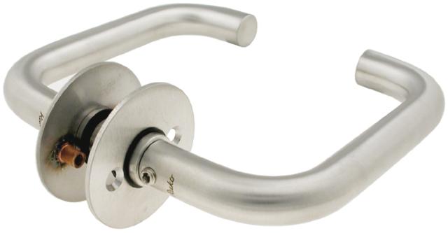 Ruko scanflex dørhåndtak 16 U med solid. rosetter, CC30