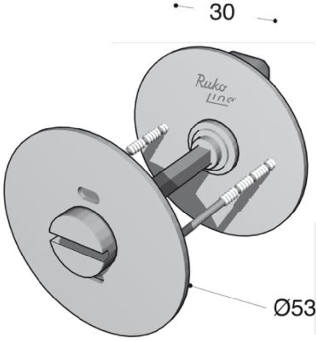 Ruko-Line toalettutstyr, funksjonshemmede, RS, CC30