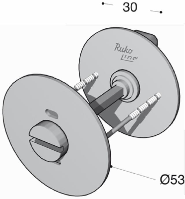 Ruko-Line toalettutstyr, funksjonshemmede, RS, CC30