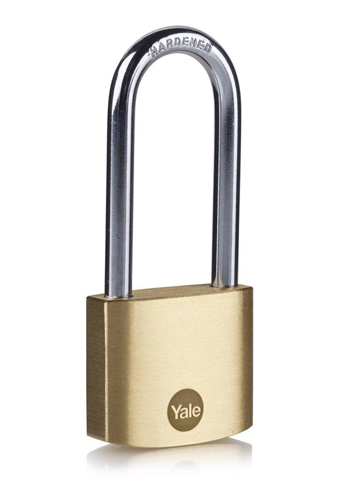 Yale hengelås 40 mm høy sjakkel, messing 924921
