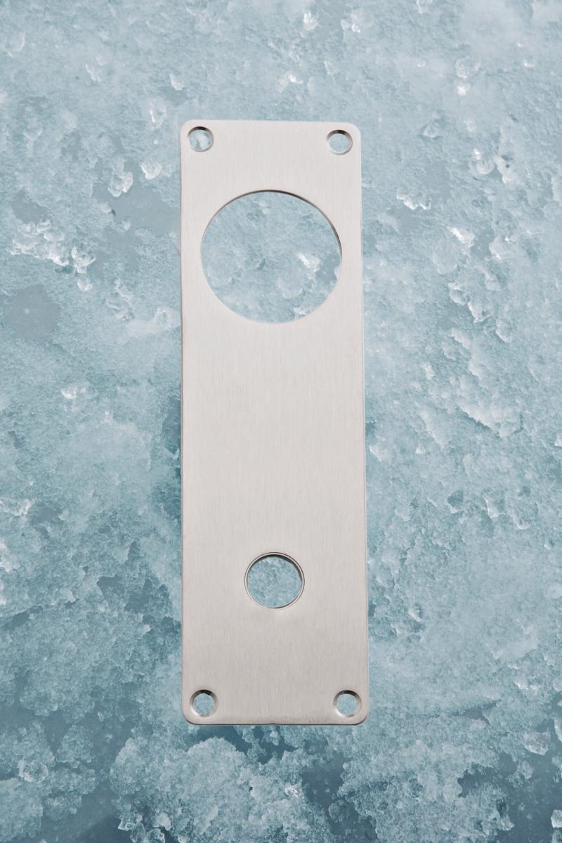 Ruko-Line Langskilt 60mm - dørhåndtakshull nederst 40mm hull