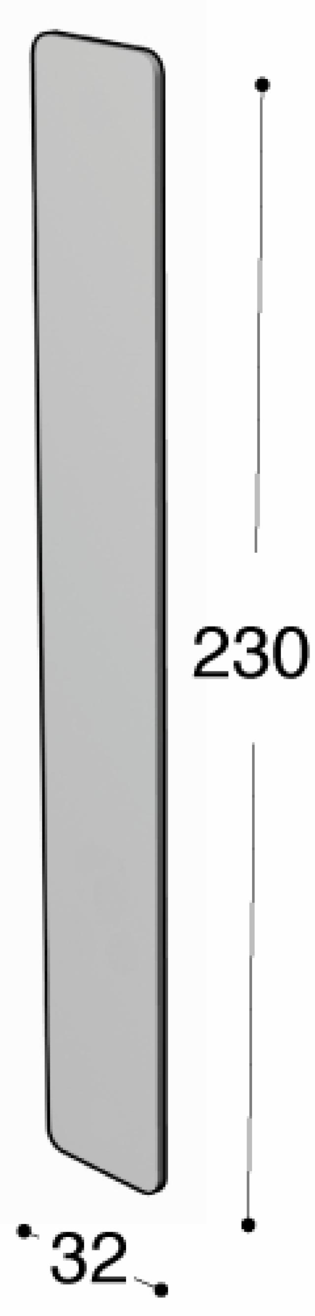 Ruko-Line smalprofil langt skilt utv., blind/persienne cc115mm