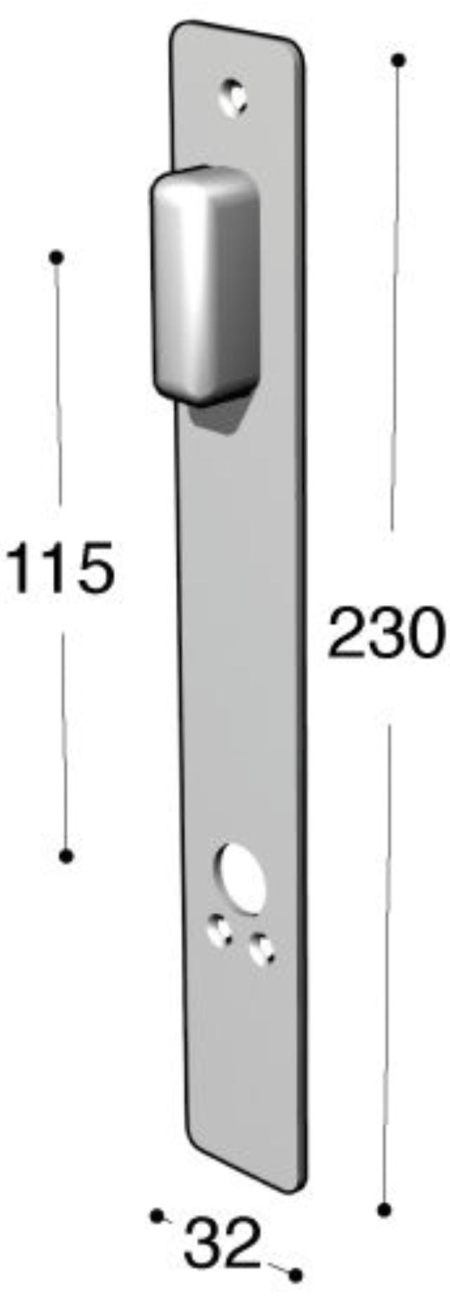 Ruko-Line smalprofil lang innlogging, vri/grep cc115mm