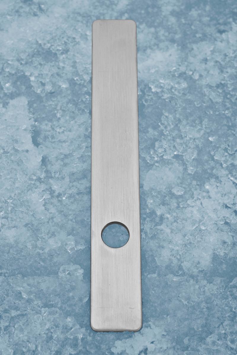 Ruko-Line smalprofil lang plate utv, blind/håndtak cc105mm