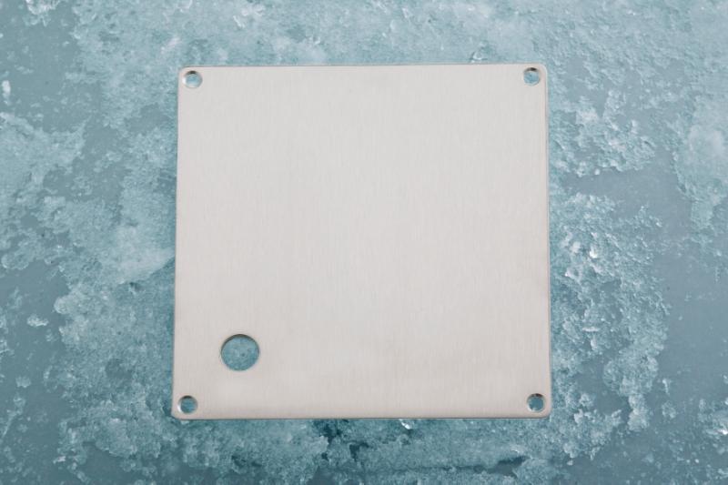 Ruko-Line Square-skilt, dørhåndtakshull nederst, Venstre