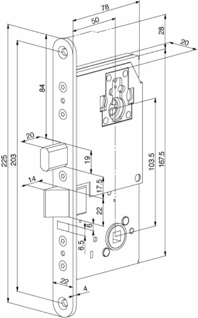 Abloy motorlås EL573, V2 (969836)