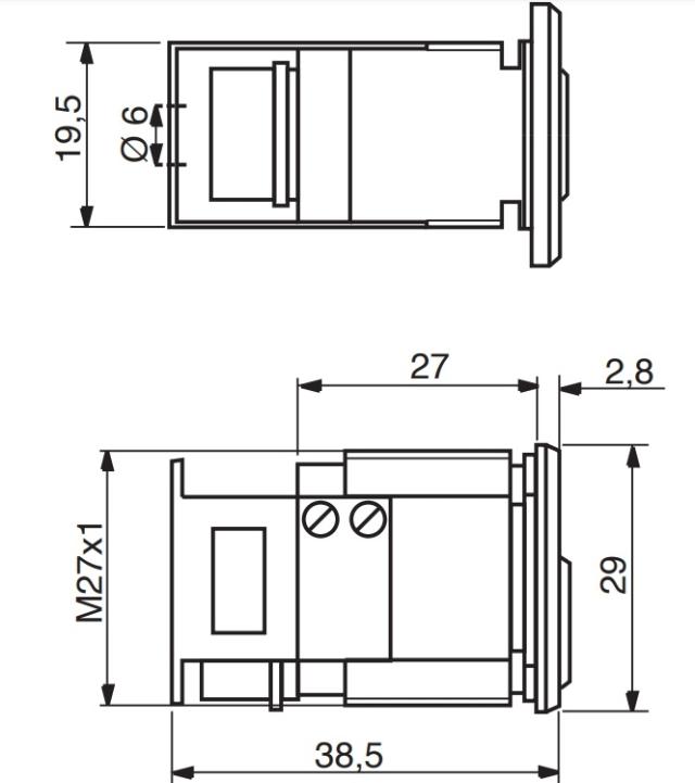 Ruko kontaktsylinder 1606