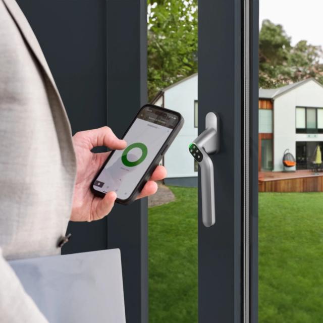 Yale Code Handle Højre SMART, Mat krom