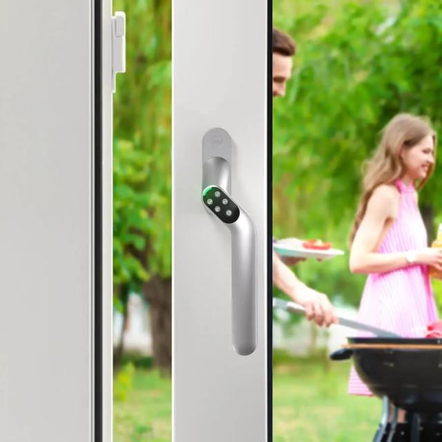 Yale Code Handle Højre SMART, Mat krom