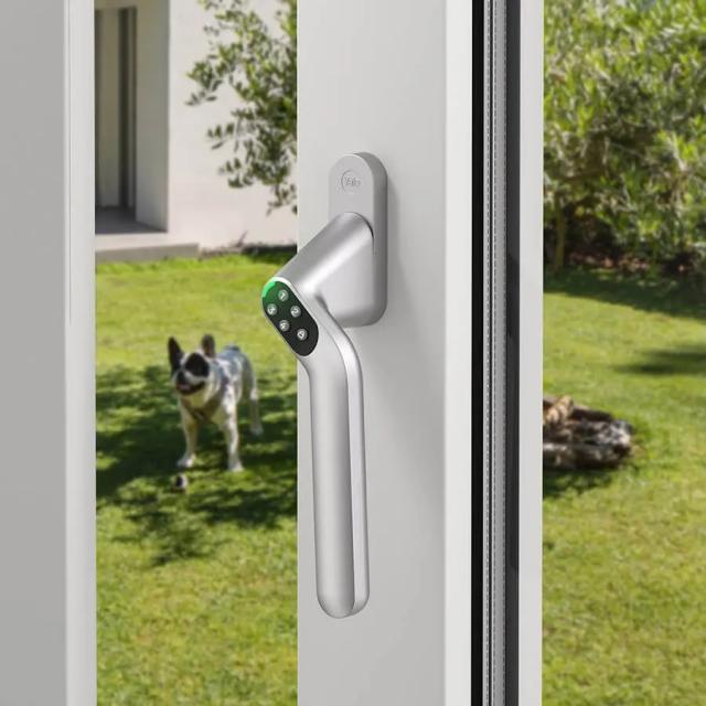 Yale Code Handle Højre SMART, Mat krom