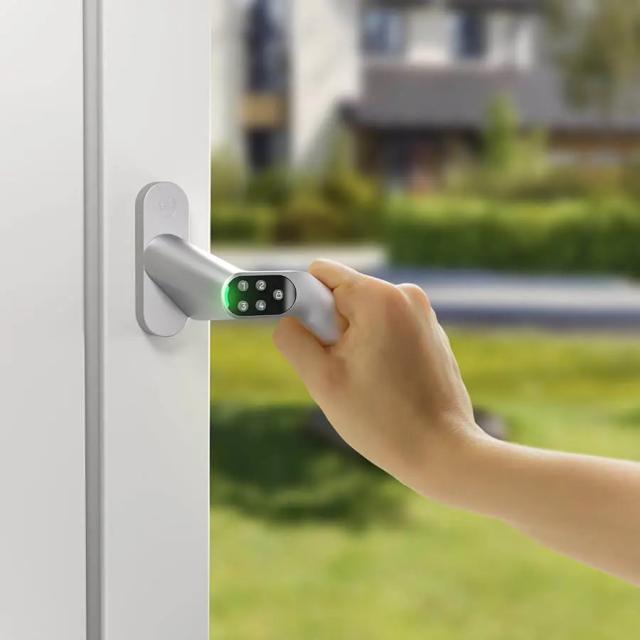 Yale Code Handle Højre SMART, Mat krom