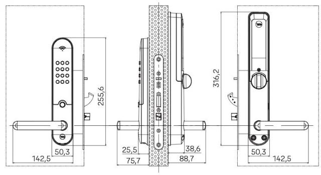 Yale Doorman L3S FAMILY, (NY MODEL)