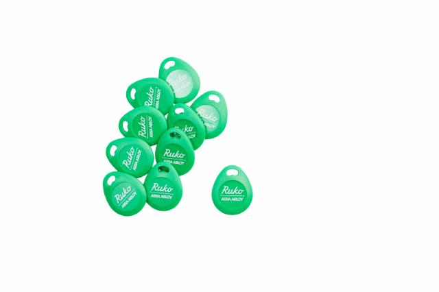 Ruko Access token, Dual UID, 1k Mifare grønn