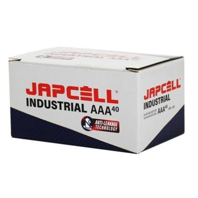 Japcell batteri Industriell antilekkasje AAA, 40 stk