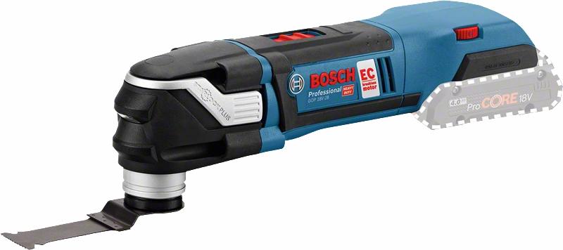 Bosch batteri multikutter GOP 18V-28 Solo i pappeske