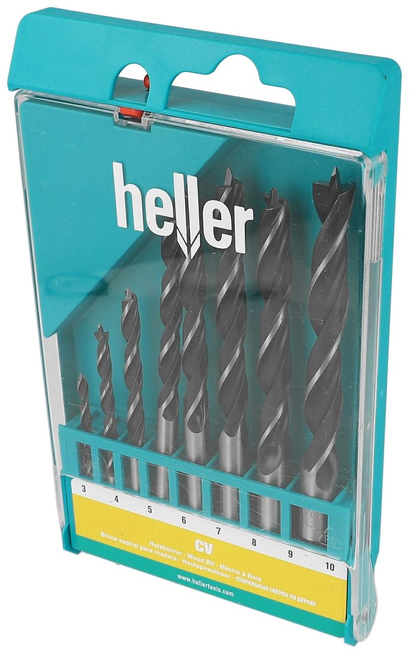 Heller treborsett størrelse 3/4/5/6/7/8/9/10mm pk. har 8 beboere