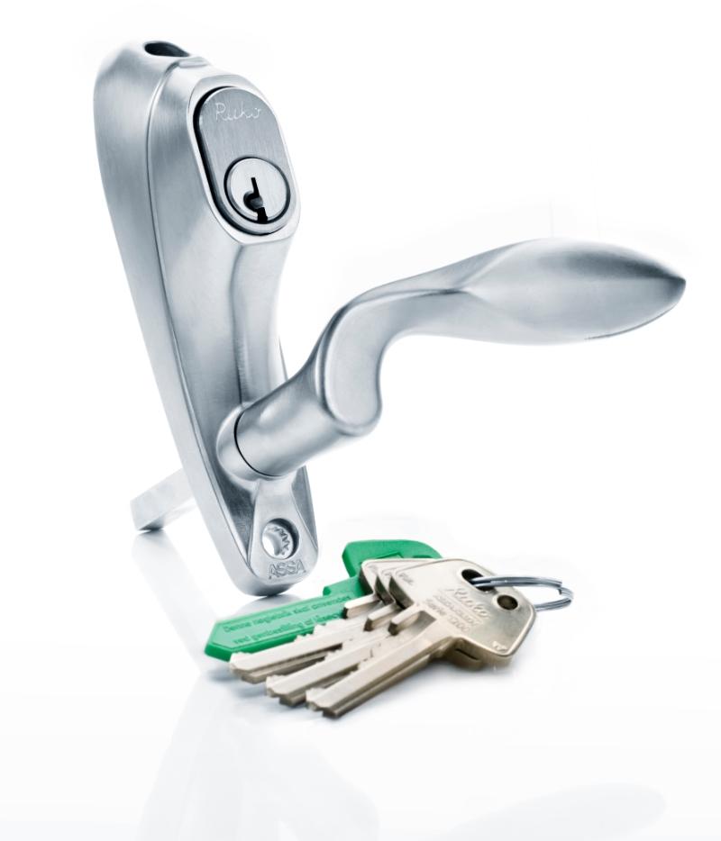 Ruko terrassedørhåndtak 7812 RD1660 D12, Matt kr